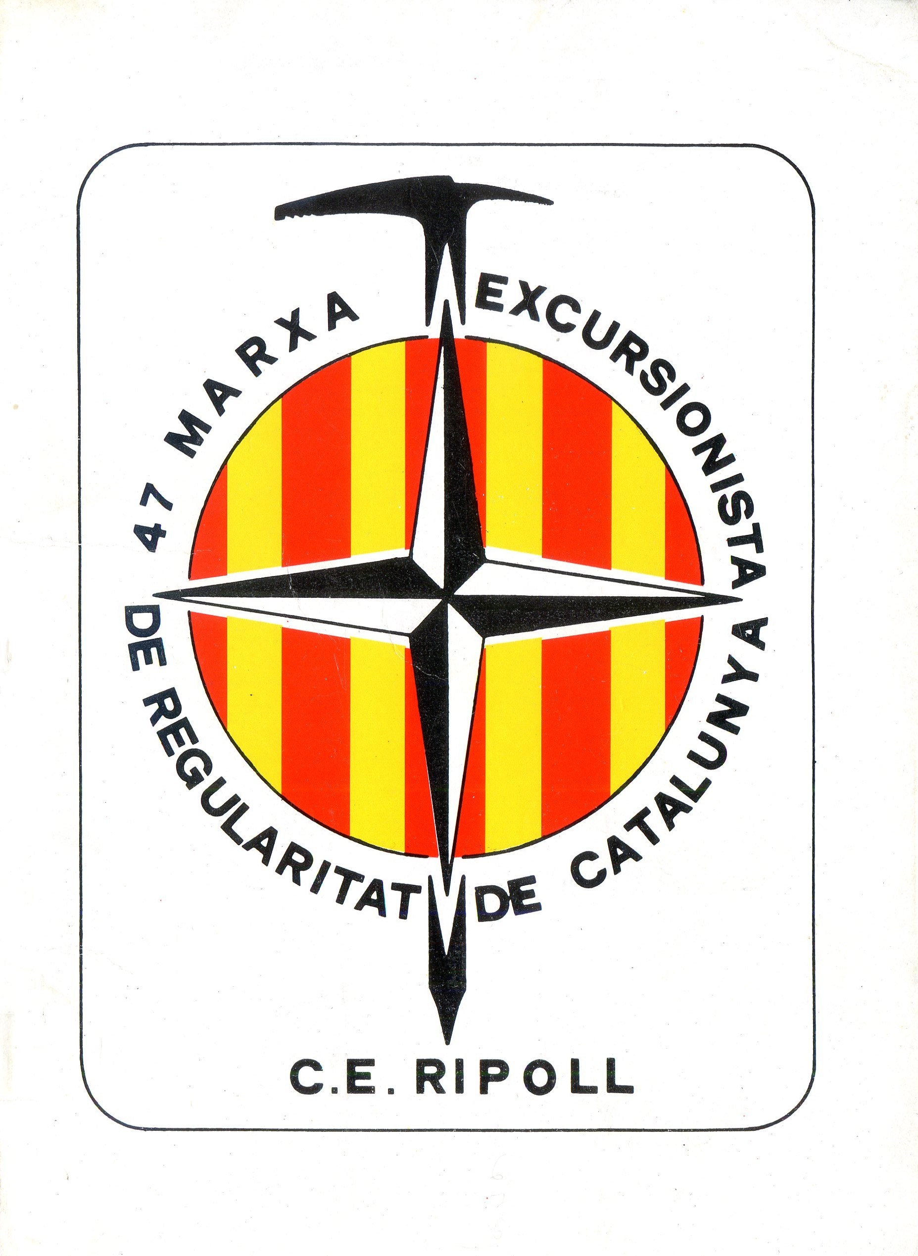47 Marxa Excursionista de Regularitat de Catalunya : C.E. Ripoll : Serra de Sant Amand : Ripoll 5 de Juny de 1983 - Portada